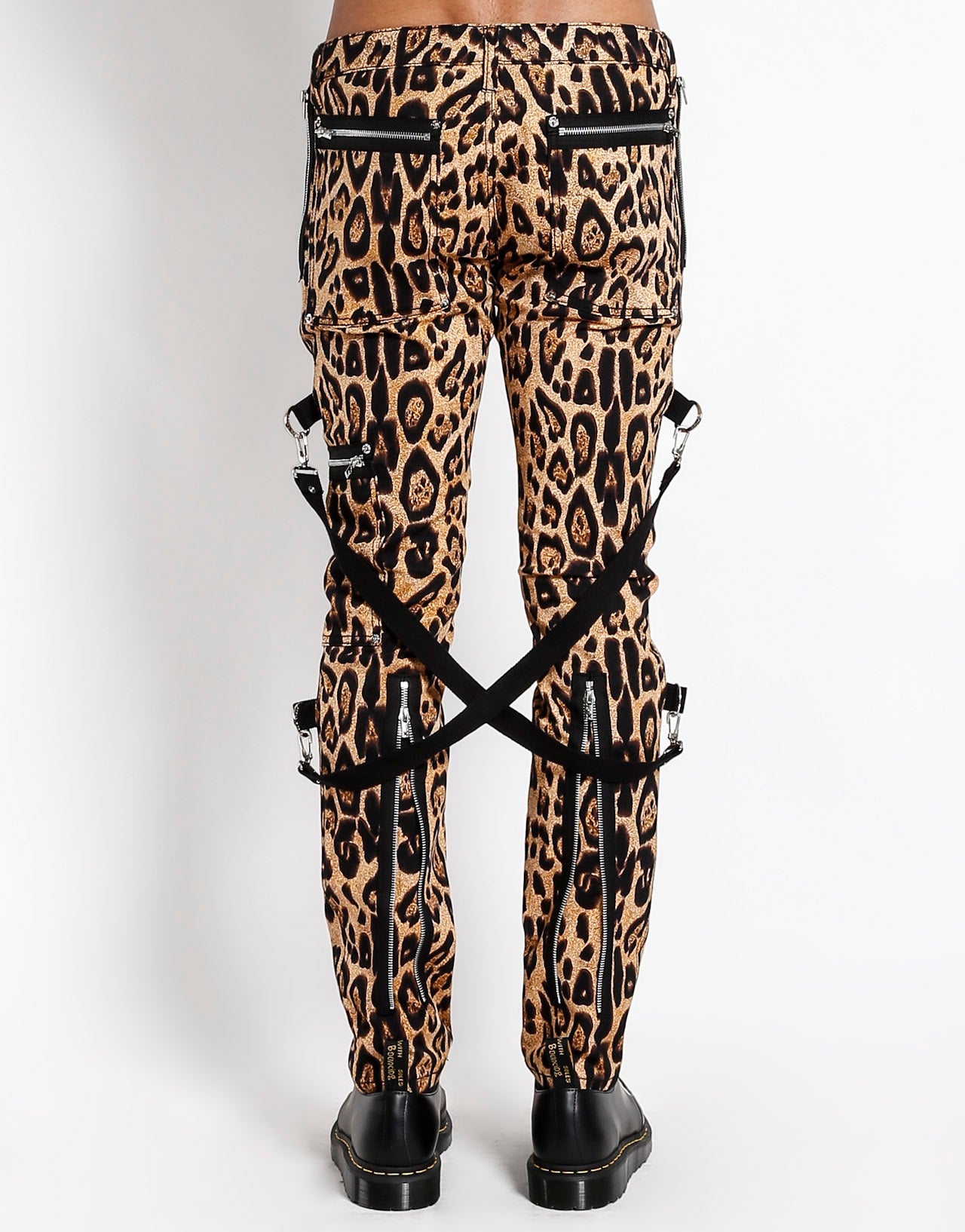 90s Dolce and Gabbana Leopard Animal Print Trousers Pants - Etsy